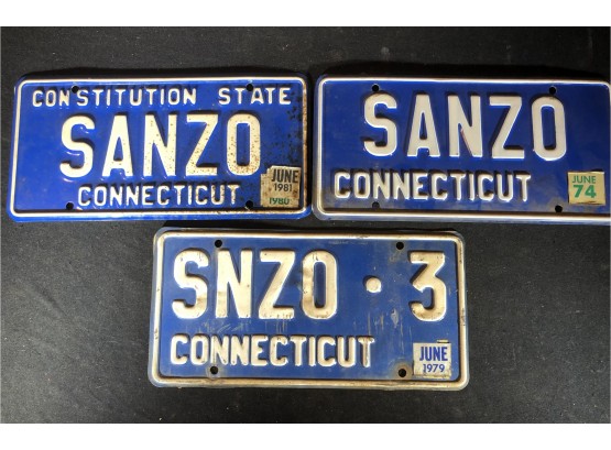 A Pair And A Spare Vanity CT License Plates