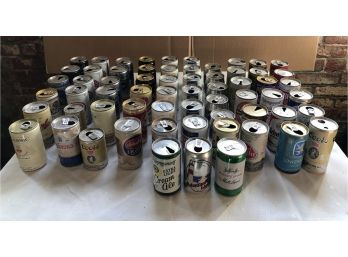 63 Piece Beer Can Collection