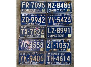 10 CT License Plates #2