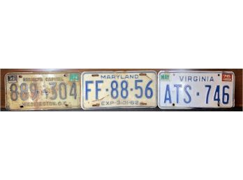 Washington DC, Maryland & Virginia License Plates