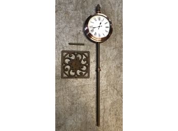 Clock With Pole