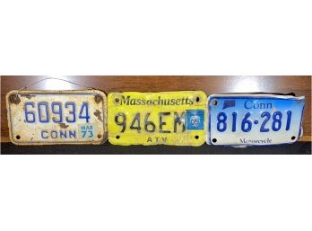 Motorcycle & ATV License Plates