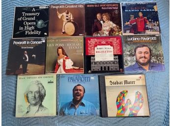 Collection Of Vintage Opera Record Albums