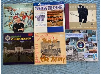 Collection Of Military Music Record Albums