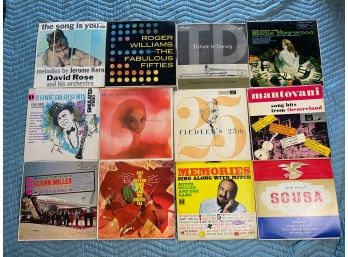 Collection Of Vintage Big Band Record Albums