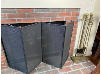 Fireplace Tools And Screen