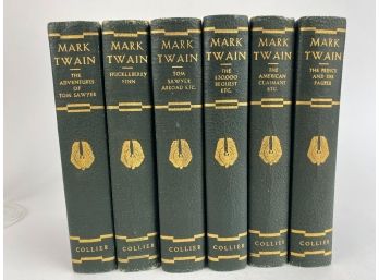 Antique Set Of Mark Twain Books