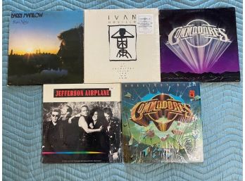 Collection Of Vintage Rock And Pop Record Albums
