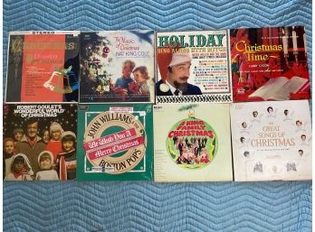 Collection Of Vintage Christmas Record Albums