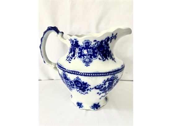 Clarence Flow Blue By Grindley Large Pitcher