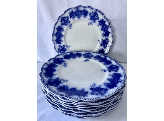Clarence Flow Blue By Grindley 9' Plates