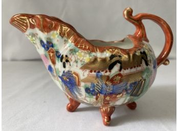 Nippon Hand Painted Beautiful Creamer Or Gravy Boat
