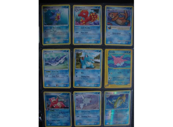 18 Pokemon Cards - Starmie, Octillery, Prinplup, Tantacruel And More