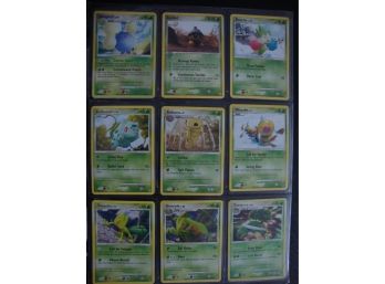 18 Pokemon Cards - Jumpluff, Seedot, Weedle, Treecko And More
