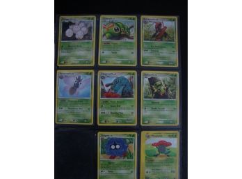 16 Pokemon Cards - Exeggute, Caterpie, Nidoran 1999, Scyther 1999, Silcoon And More