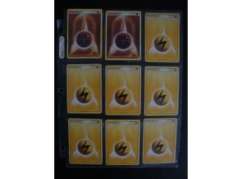 Red And Yellow Energy Cards 1999, 2004, 2005, 2007