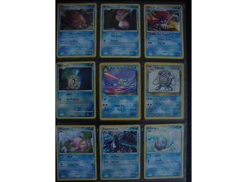 18 Pokemon Cards - Piloswine, Dark Golduck 1999-2000, Poliwhirl 1999-2000 And More
