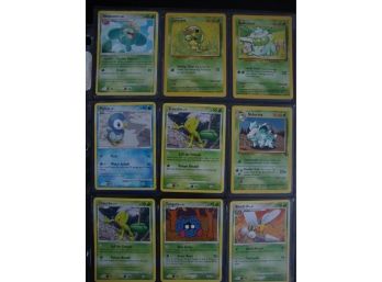 18 Pokemon Cards - Skiploom, Caterpie 1999, Bulbasaur 1999, Nidorina 1999, Electabuzz, Venonat And More