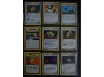 18 Trainer And Supporter Cards 1999, 2004, 2007, 2008