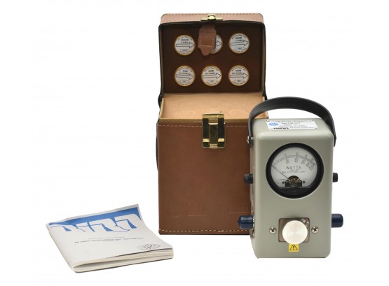 Bird RF Directional Thruline Wattmeter Model 43P In Original Case With Manual