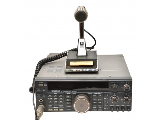 Kenwood HF Transceiver Ham TS-450S And Kenwood Microphone MC-50