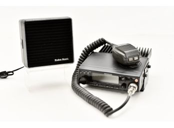 Kenwood TM-241A Mobile Transceiver, Radio Shack Speaker And Kenwood Microphone