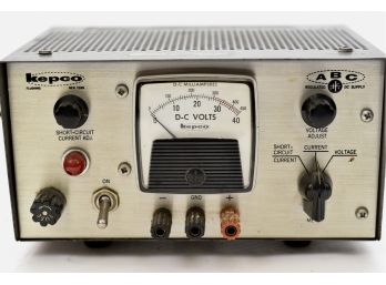 Kepco Variable Regulated DC Power Supply (Model ABC 30-0.3)