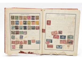 Book Of World Stamps From The Late 19th Century To The Early 20th Century