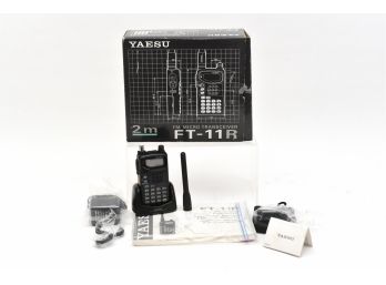 YAESU FT-11R Hand-Held FM Micro Transceiver In Original Box