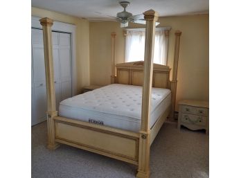 Queen Sized  Bed - Headboard, Footboard, And Posts