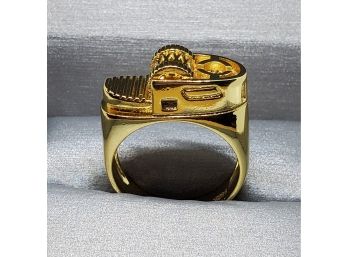 Gold Tone Lighter Ring