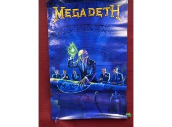 1990 Megadeth Poster