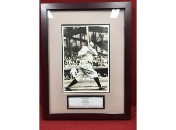 Babe Ruth Print Framed