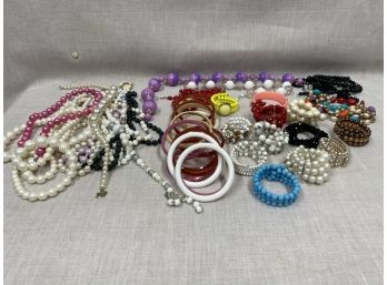 Hip & Colorful 1960s Jewelry Large Lot  MCM