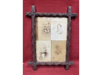 Early Adirondack Frame With Vintage Photos