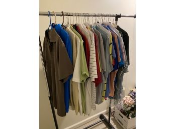 Large Group Of Men's Polo & Golf Shirts        -Upstairs E -