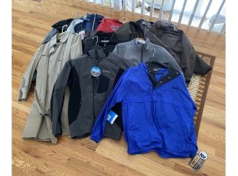 Group Of (11) Men's Coats        -Upstairs -     A