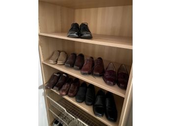 Group Of (9) Pairs Of Men's Dress Shoes   - Upstairs G -