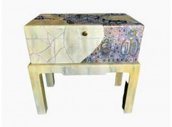 Lacquered Chest On Stand