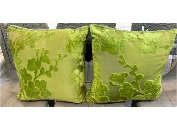 Green Large Pillows