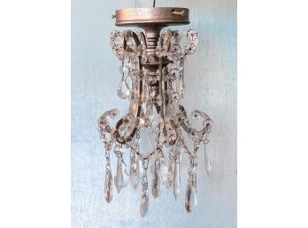 Mini Chandelier With Crystals