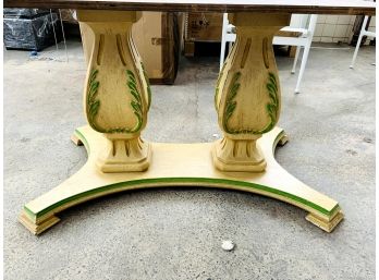 Painted  & Carved Table Base