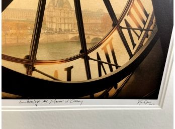 Signed Paris Musee D'Orsay Photograph Print