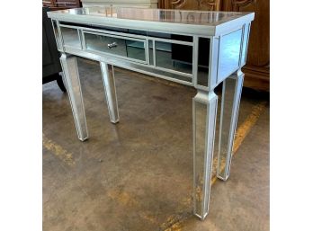 Mirror Console With Drawer