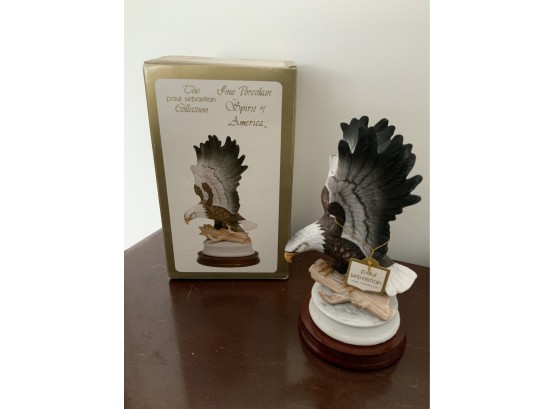 Paul Sebastian Spirit Of America Eagle Figurine In Box
