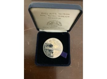 The Royal Pavilion Brighton Solid Nickel Silver Medallion