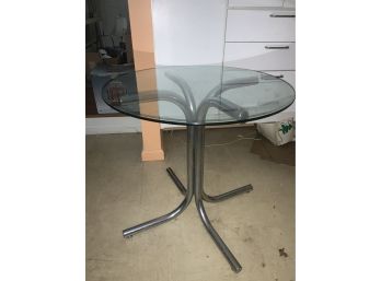 Glass And Chrome Kitchen Table