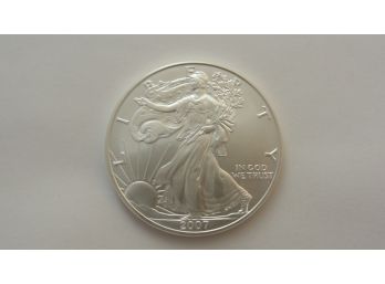 2007 US Silver Eagle 1 Troy Ounce .999 Fine Silver