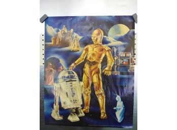 1978 Star Wars Cascade Movie Poster 18 X 24   Lot  3