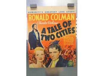 Original 1935 Tale Of Two Cities Movie Poster Window Card